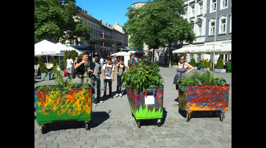 Pflanzen auf Rädern