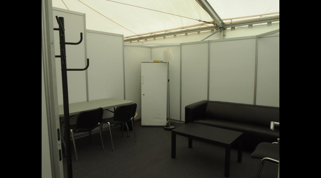 Backstage: Aufenthaltsräume für die Bands